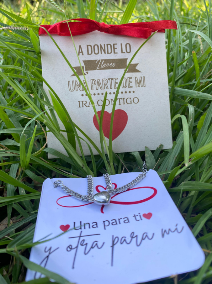 PULSERAS MAGNETICAS PARA PAREJA 😍