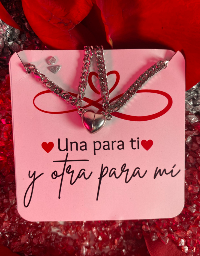 PULSERAS MAGNETICAS PARA PAREJA 😍